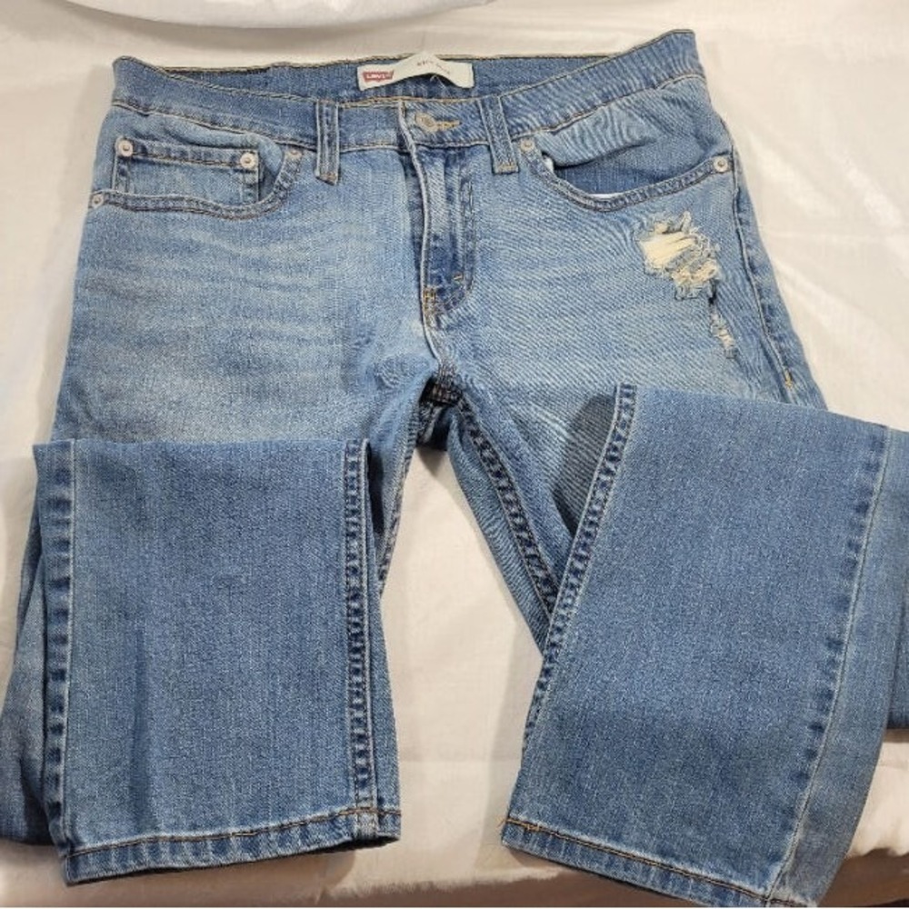 Levi's Women's 511‎ Slim Ripped Distressed Jeans - 16 Reg - 29" Inseam